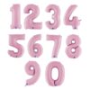 Balon cifra pink