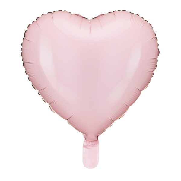 Balon folie inima roz