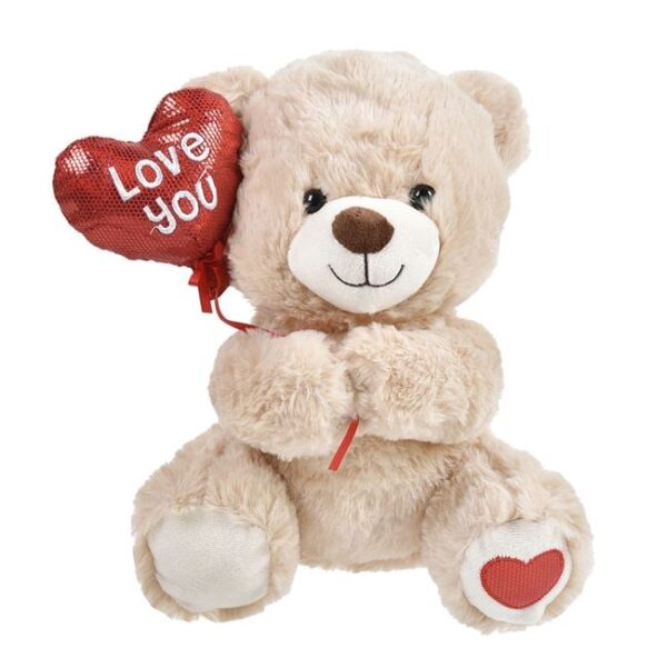 Urs plus inima rosie